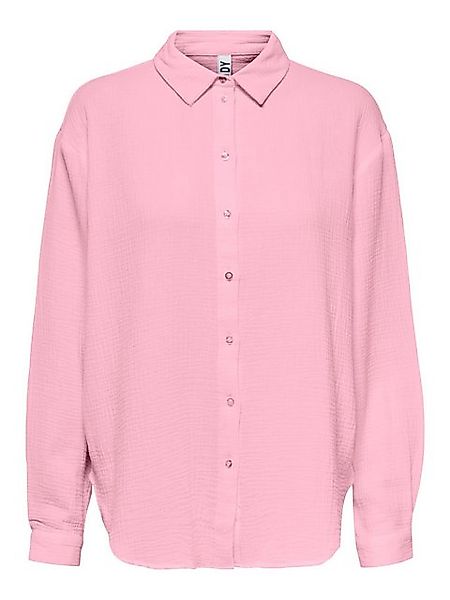 JACQUELINE de YONG Blusenshirt Elegantes Hemd Langarm Bluse in Knitteroptik günstig online kaufen