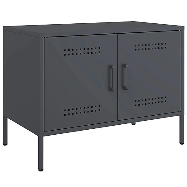 vidaXL TV-Schrank Anthrazit 68x39x50,5 cm Stahl 842938 günstig online kaufen