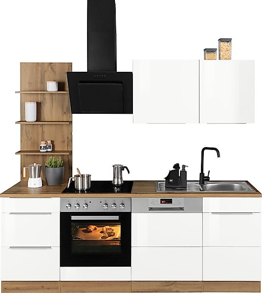 KOCHSTATION Küchenzeile KS-Brindisi, Breite 220 cm, günstig online kaufen