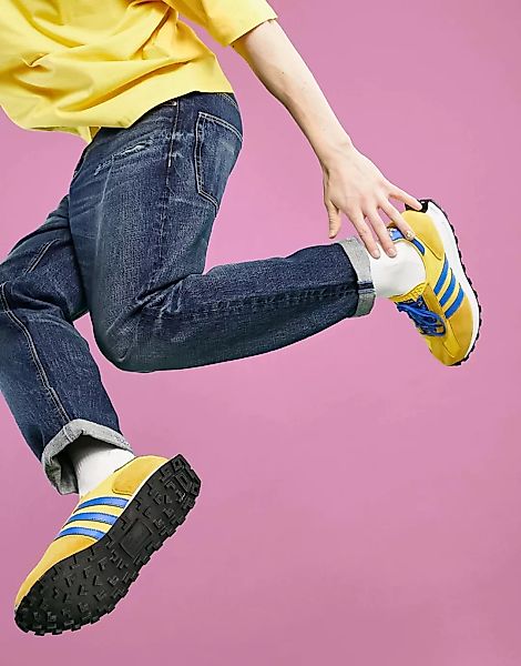 ASOS DESIGN – Kurze Jeans in geradem Schnitt in dunkelblauer japanischer Wa günstig online kaufen