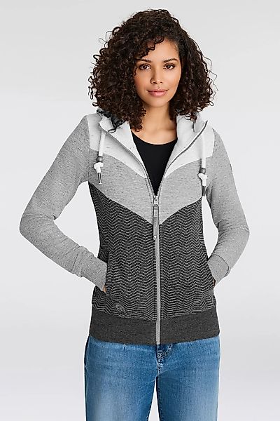 Ragwear Sweatjacke "TREGA ZIP O", im Colorblocking-Design günstig online kaufen