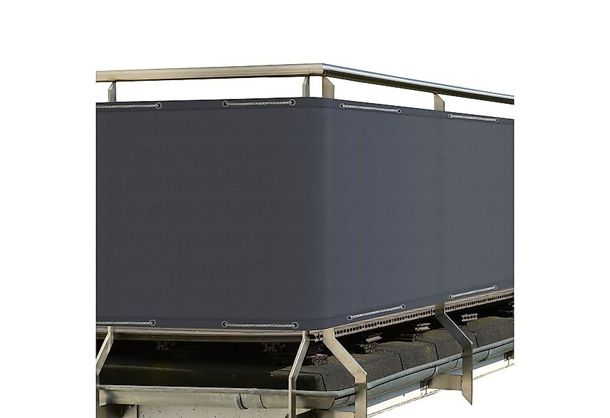 Sol Royal Balkonsichtschutz Balkon Sichtschutz PES SolVision PB2 Anthrazit, günstig online kaufen