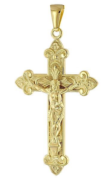 trendor Kreuzanhänger Kreuz- mit Korpus Gold günstig online kaufen