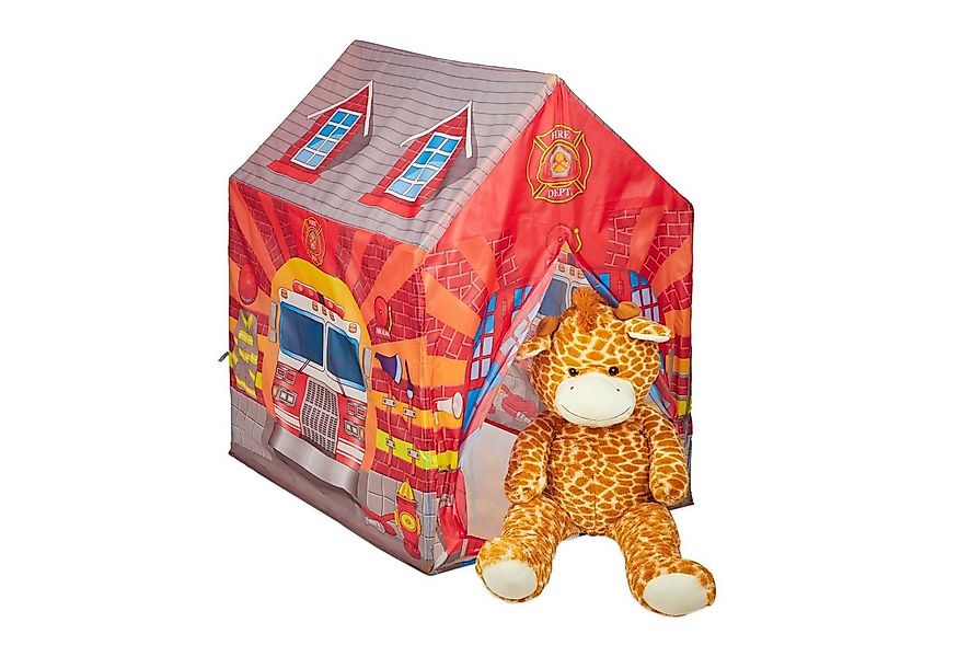 relaxdays Spielzelt Feuerwehr Kinderzelt günstig online kaufen