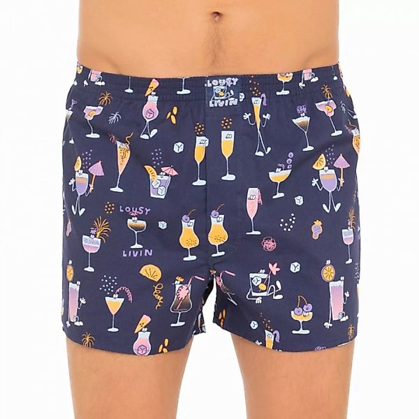 Lousy Livin Boxershorts Violet mit Cocktail Motiv günstig online kaufen