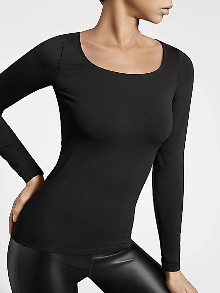 Wolford - Top Long Sleeves, Frau, black, Größe: S günstig online kaufen