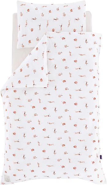 Träumeland Babybettwäsche »Jersey Cats & Dogs«, mit niedlichem Allover-Prin günstig online kaufen
