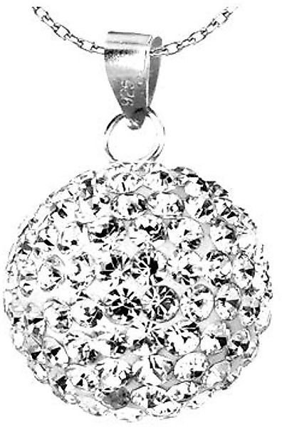 Karisma Kette mit Anhänger Anhänger Kugel Und Silber Kette 925 Mit Kristall günstig online kaufen