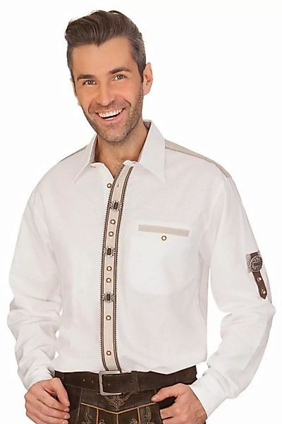 orbis Trachtenhemd Trachtenhemd - MICHAEL - weiß günstig online kaufen