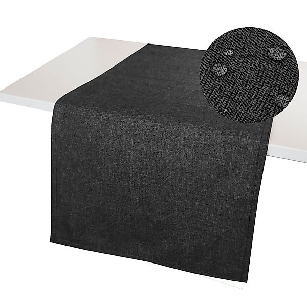 Tischläufer Leinenoptik Tischläufer WINDSTABIL uni Tischdecke, günstig online kaufen