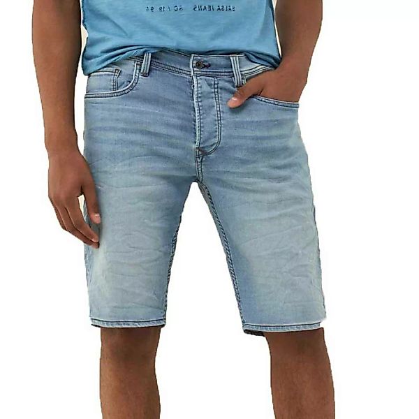 Salsa Jeans Brandon Loose Mesh Jeans-shorts 28 Blue günstig online kaufen