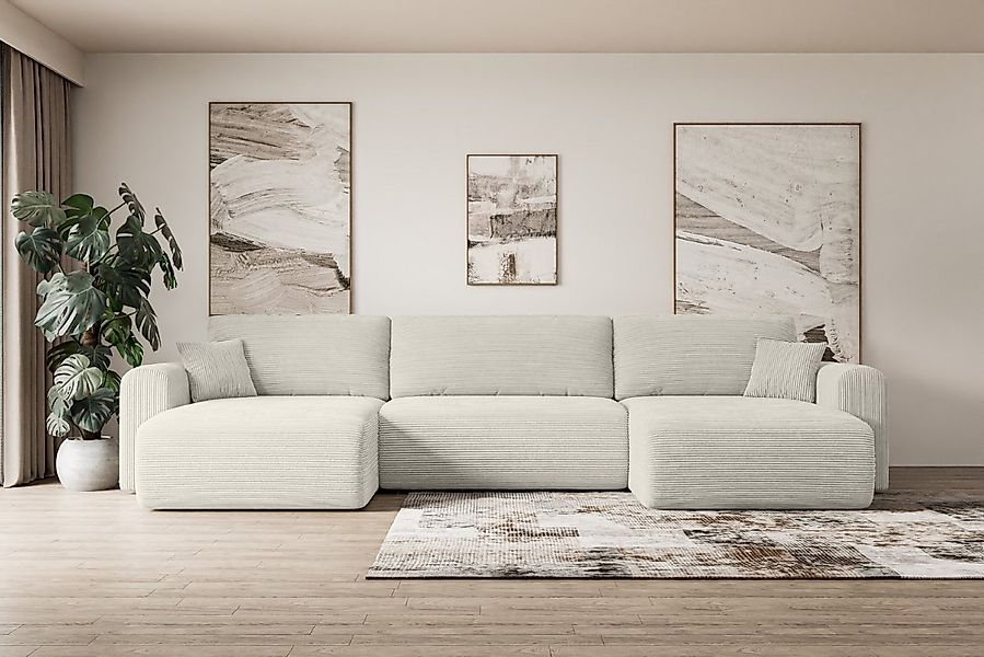 ALTDECOR Wohnlandschaft ORRO-U, Couch mit Schlaffunktion, Wohnzimmer - Wohn günstig online kaufen