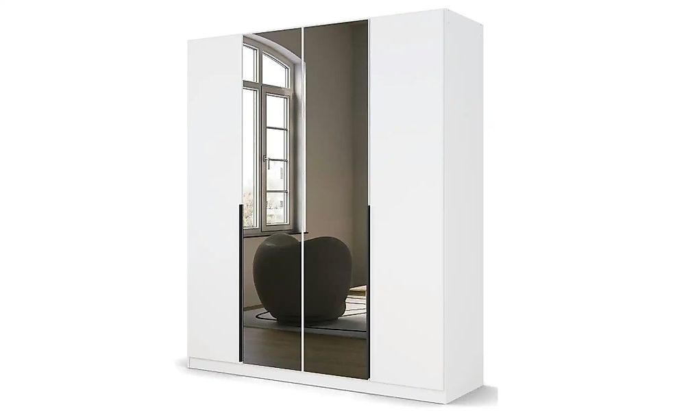 Drehtürenschrank  Skyla ¦ weiß ¦ Maße (cm): B: 181 H: 210 Schränke > Kleide günstig online kaufen
