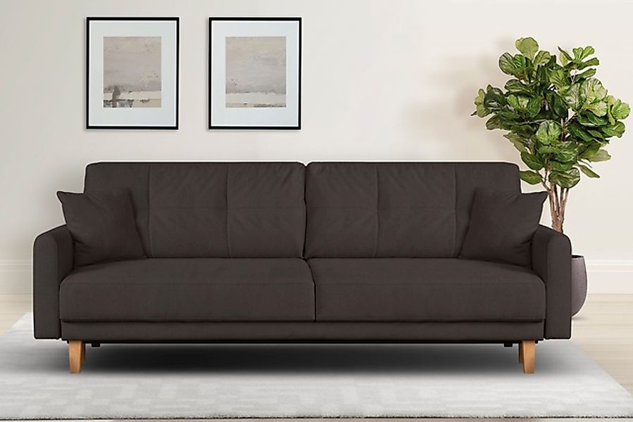 Home affaire 3-Sitzer TRIPLO optionale Schlafsofa günstig online kaufen