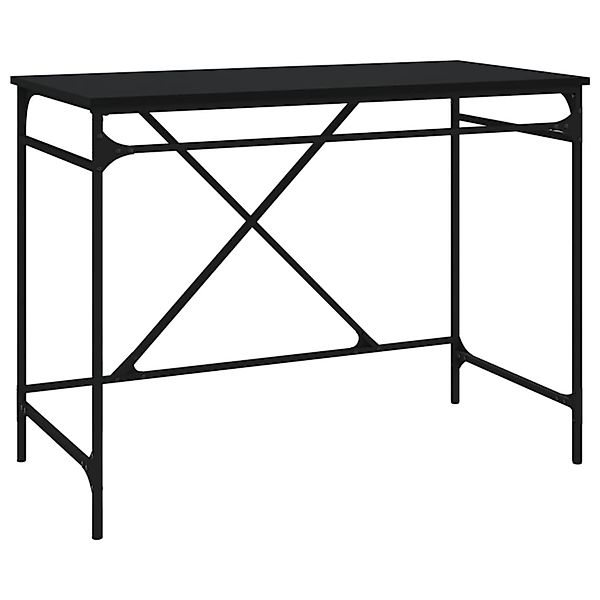 vidaXL Schreibtisch Schwarz 100x50x75 cm Holzwerkstoff und Eisen 826719 günstig online kaufen