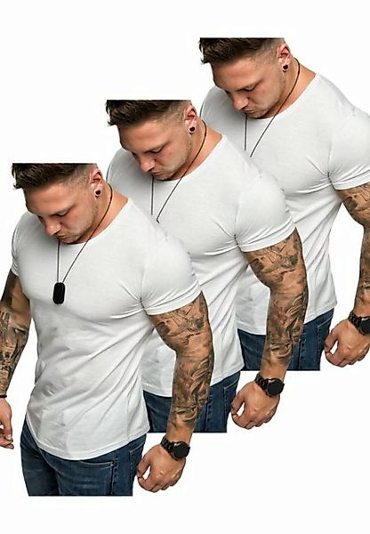 Amaci&Sons T-Shirt 3. TACOMA 3er-Pack T-Shirts (3er-Pack) Herren Basic Over günstig online kaufen