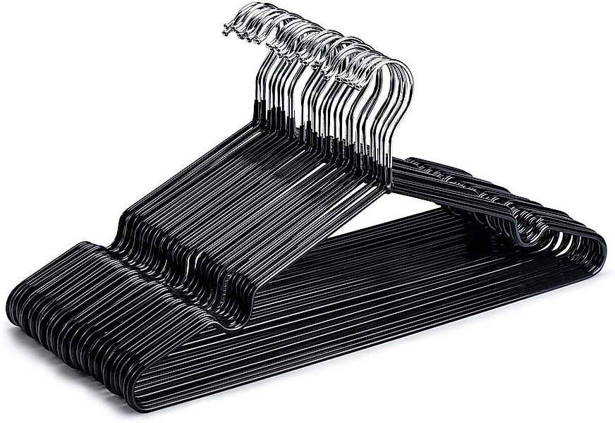 House Day Kleiderbügel Gummibeschichtet Metall Kleiderbügel, günstig online kaufen