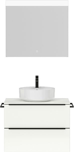 nobilia® Badmöbel-Set »Alvene« vormontiert, mit Soft-Close, 2 Stk. tlg. Hoc günstig online kaufen