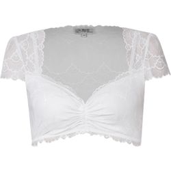 MarJo Dirndlbluse 'Adelsdorf' Kurzarm, Offwhite günstig online kaufen