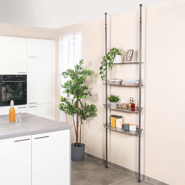 bremermann Teleskopregal 2 Körbe, 2 Ablagen, günstig online kaufen