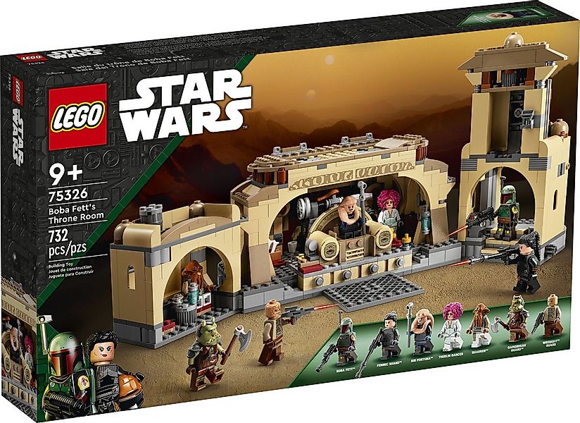 LEGO® Star Wars 75326 Boba Fetts Thronsaal Konstruktionsspielsteine günstig online kaufen