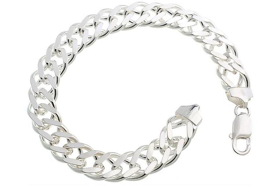 Silberkettenstore Silberarmband Zwillingspanzerkette Armband 11mm - 925 Sil günstig online kaufen