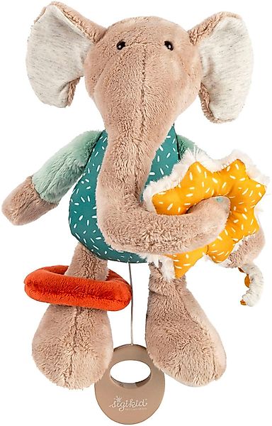 Sigikid Spieluhr PlayQ, Yellow, Aktiv-Elefant günstig online kaufen