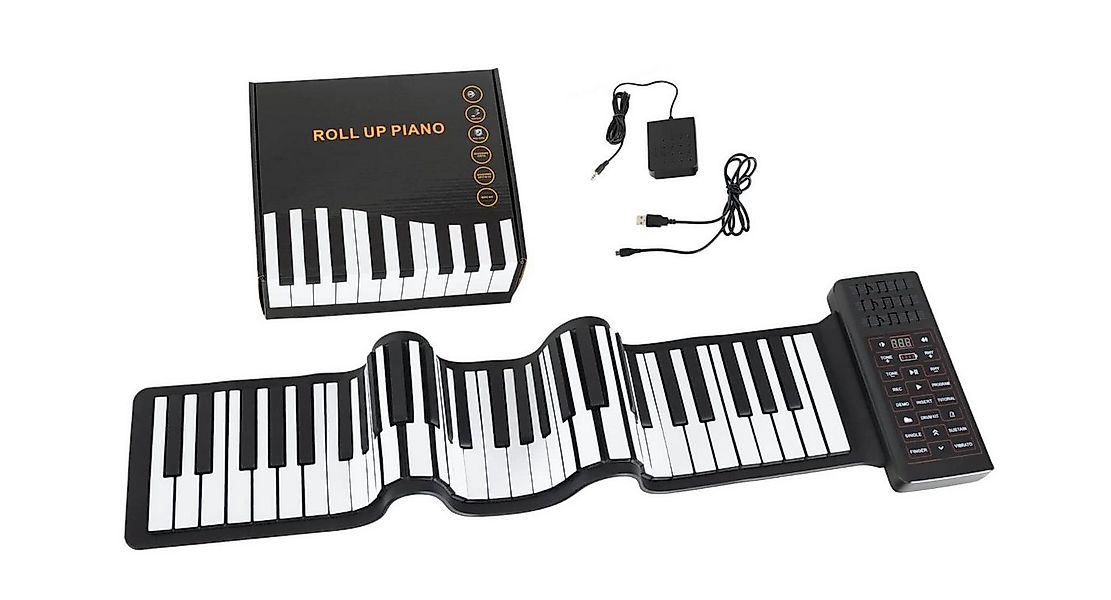 McGrey Spielzeug-Musikinstrument Rollpiano mit 61 Tasten - Zusammenrollbar günstig online kaufen
