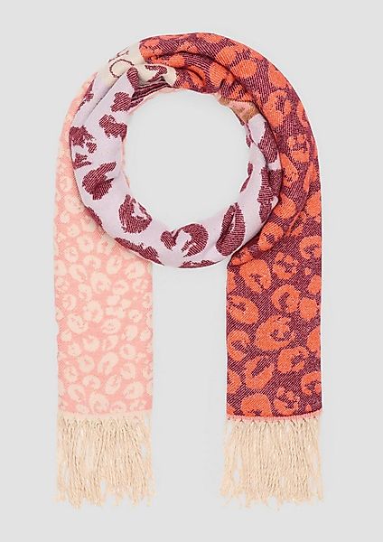 s.Oliver Schal Tuch, Schal mit Fransen günstig online kaufen