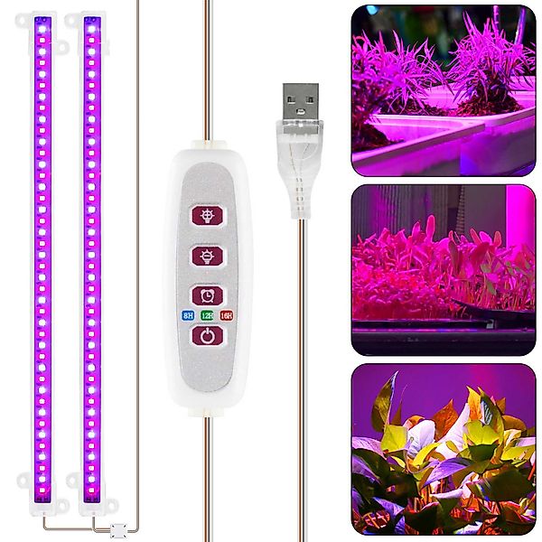 MUPOO Pflanzenlampe LED-Pflanzenlampe Wachstumslichtstreifen Bar,42-288 LED günstig online kaufen