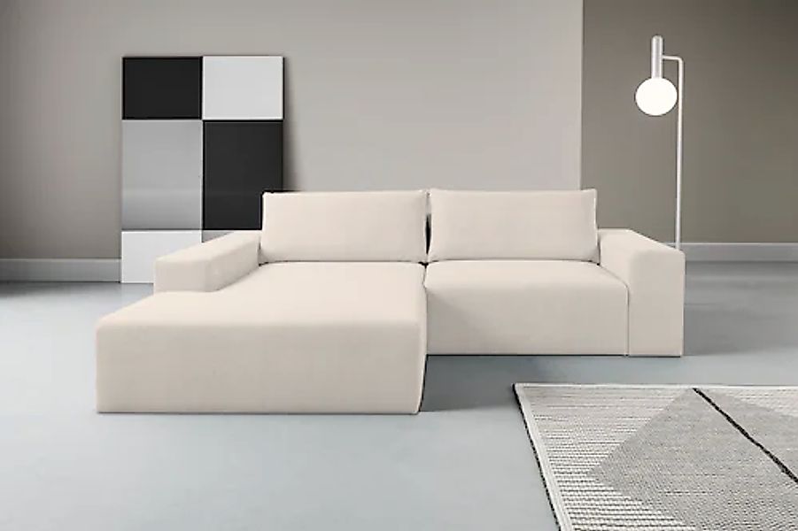 WERK2 Ecksofa »Rio, elegant & bequem, Breite 262 cm, L-Form« Puristisches D günstig online kaufen