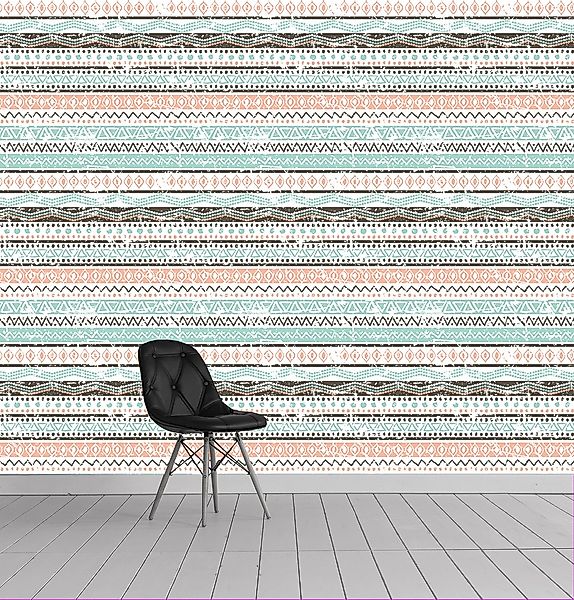 queence Vinyltapete »Zerabru«, Streifen, 90x250cm, selbstklebend, kinderlei günstig online kaufen