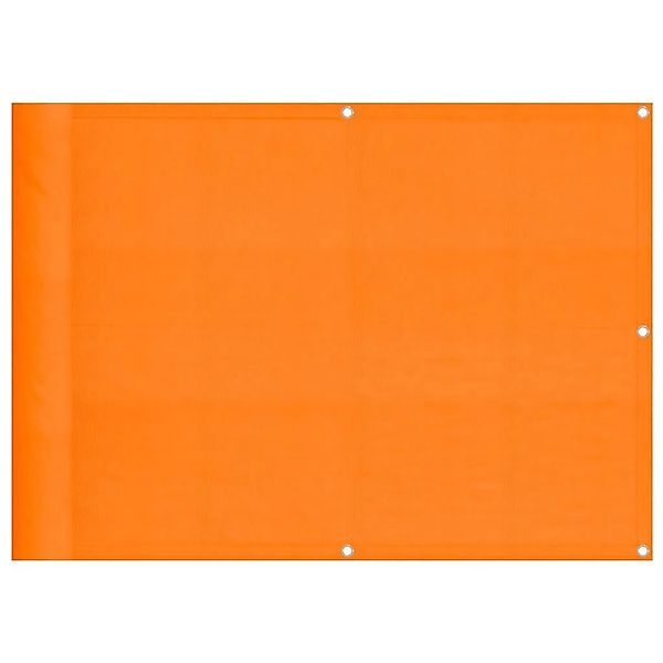 vidaXL Balkon-Sichtschutz Orange 75x800 cm 100 % Polyester-Oxford 42002139 günstig online kaufen