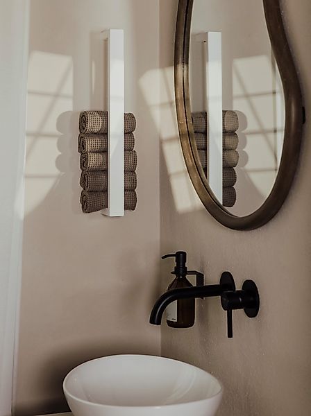 Metallbude Handtuchhalter NALI, ohne sichtbare Verschraubungen, platzsparen günstig online kaufen