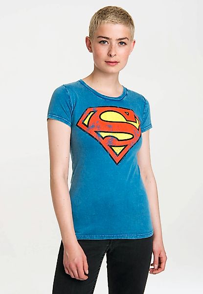 LOGOSHIRT T-Shirt "Superman", mit coolem Vintage-Print günstig online kaufen