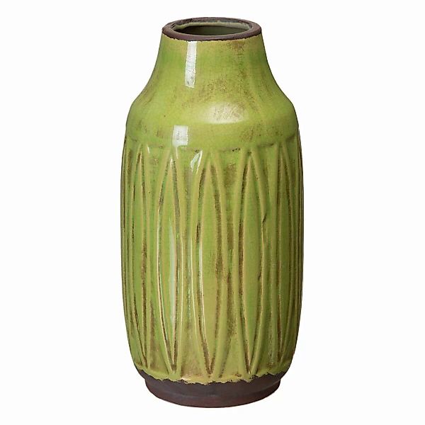 Vase Aus Keramik Pistazienfarben 16 X 16 X 32 Cm günstig online kaufen
