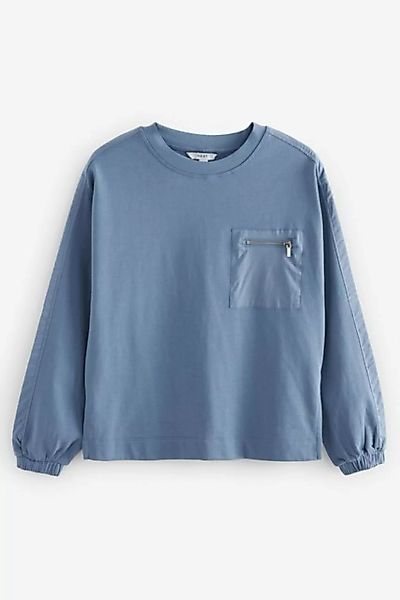 Next Sweatshirt ​​​​​​Langarm-Sweatshirt überschnittene Schultern (1-tlg) günstig online kaufen