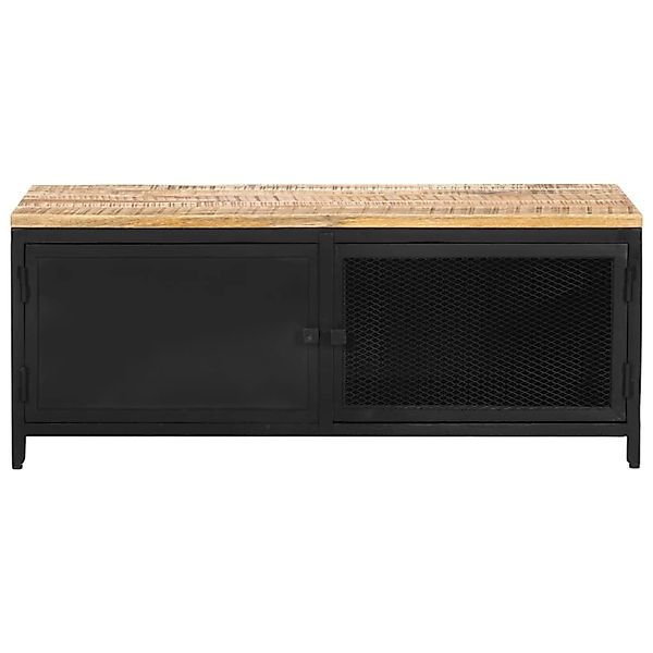 vidaXL Couchtisch 90x50x37 cm Raues Mango-Massivholz günstig online kaufen