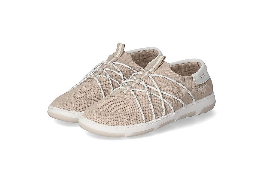 Rieker Rieker 42450-62 Damen Textil & Synthetik beige Slipper günstig online kaufen