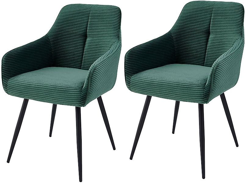 HELA Armlehnstuhl VERONA (Set, 2 St), Sessel, Federkorb, Rundrohrgestell, 4 günstig online kaufen