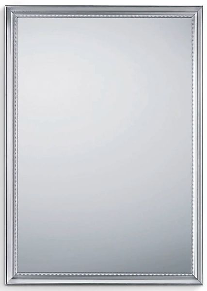 Spiegel 50 x 70 cm Frieda ¦ silber ¦ Kunststoff,Aluminium,Glas ¦ Maße (cm): günstig online kaufen