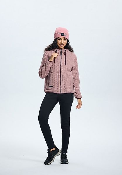 Icepeak Strickfleecejacke ICEPEAK AALET mit fester Kapuze und Kordelzügen, günstig online kaufen