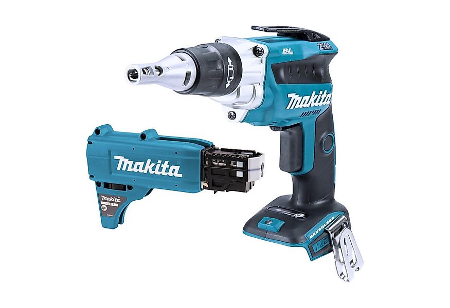 Makita Akku-Magazinschrauber DFS 250 Z 18 V + Magazinschrauben Vorsatz - oh günstig online kaufen