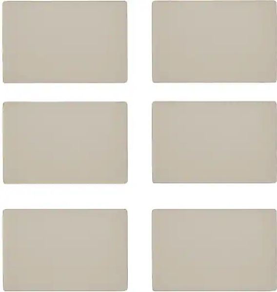 Zeller Present Platzset, (Set, 6 St.), Kunstleder, metallic, 30x45 cm günstig online kaufen
