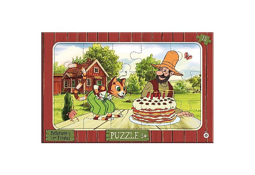 Trötsch Verlag Puzzle Rahmenpuzzle Pettersson und Findus 15-teilig, 15 Puzz günstig online kaufen