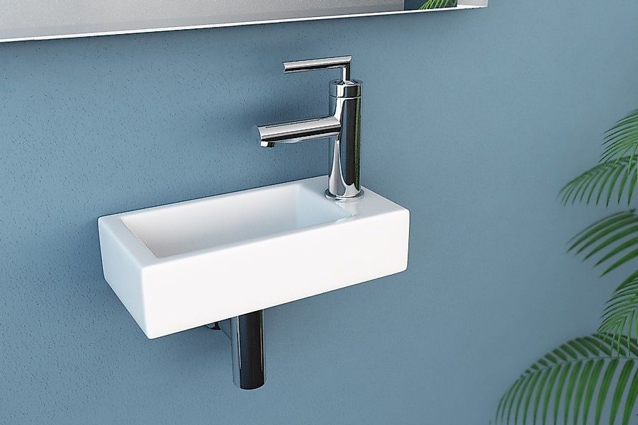 NEG Waschbecken NEG Hänge-Waschbecken Uno41H extra klein mit Monta (41H), M günstig online kaufen