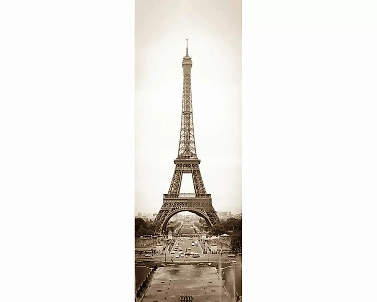Dekopanel "Eiffelturm" 1,00x2,80 m / selbstklebende Folie günstig online kaufen