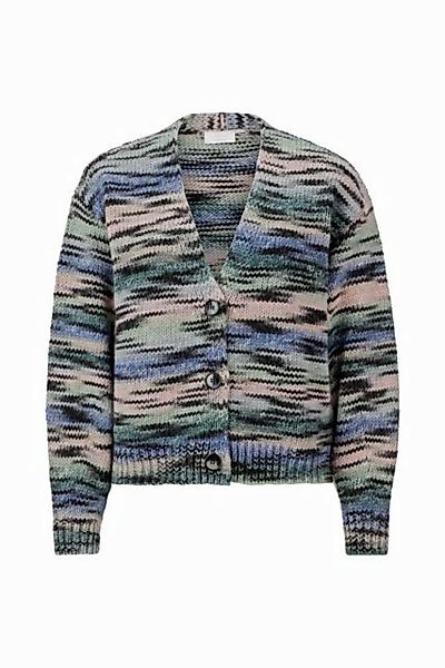 Rich & Royal Cardigan Damen Strickjacke mit Wolle SPACE DYE CARDIGAN (1-tlg günstig online kaufen