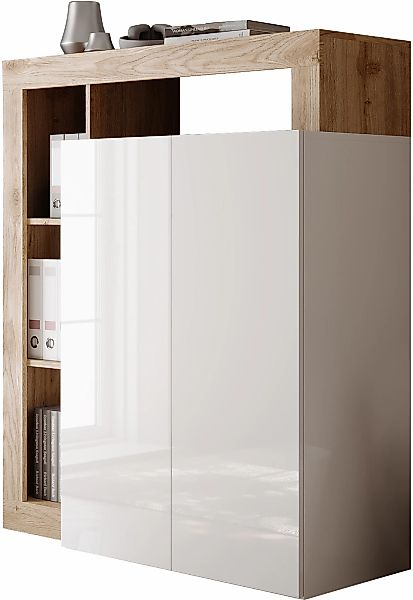 INOSIGN Sekretär "Hamburg Breite 108 cm, Höhe 126 cm, 2 Türen, PC-Schrank, günstig online kaufen