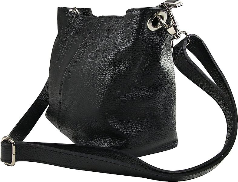 Toscanto Schultertasche Toscanto Tasche schwarz Leder (Schultertasche), Dam günstig online kaufen